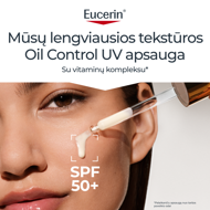 EUCERIN SUN OIL CONTROL, itin lengvas kasdienis serumas, SPF50+, 30 ml paveikslėlis EUCERIN SUN OIL CONTROL, itin lengvas kasdienis serumas, SPF50+, 30 ml paveikslėlis