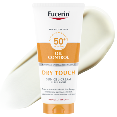 EUCERIN OIL CONTROL DRY TOUCH, gelinis kremas nuo saulės kūnui, SPF50+, 200 ml paveikslėlis