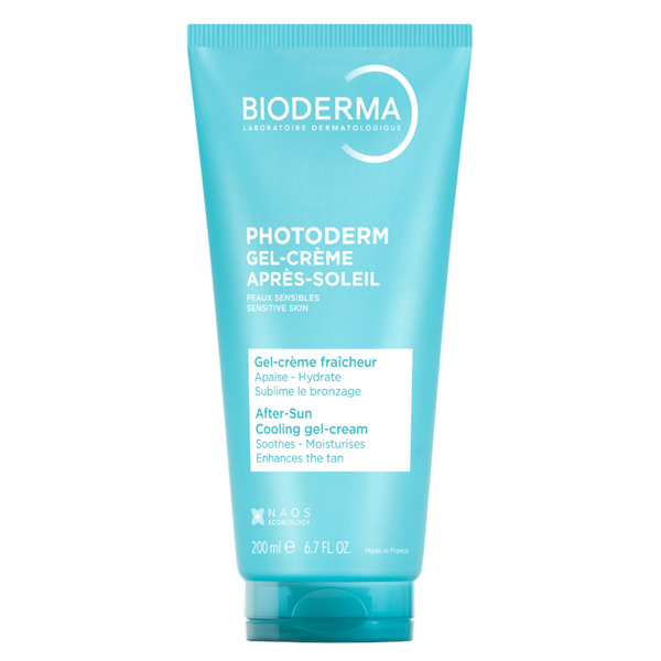 BIODERMA PHOTODERM GEL CREME, raminantis gelis kremas po deginimosi jautriai odai, 200 ml paveikslėlis