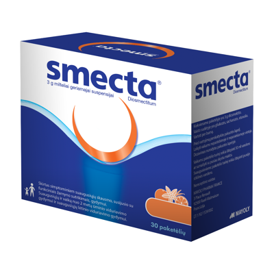 SMECTA, 3 g, milteliai geriamajai suspensijai, N30  paveikslėlis