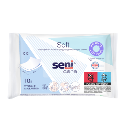 SENI CARE, drėgnos servetėlės, 10 vnt. paveikslėlis