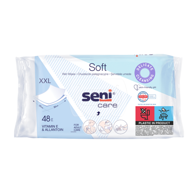 SENI CARE, drėgnos servetėlės, 48 vnt. paveikslėlis