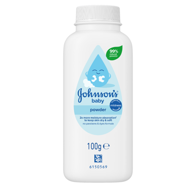 JOHNSON'S BABY, kūdikių pudra, 100g paveikslėlis