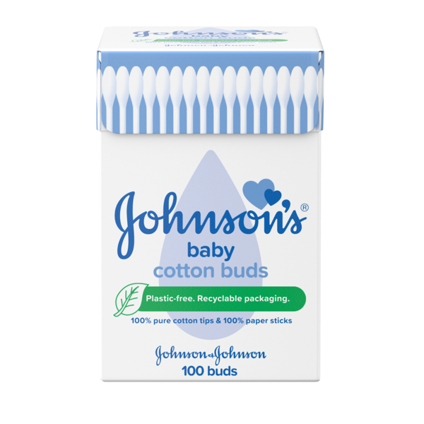 JOHNSONS BABY, medvilniniai ausų krapštukai, 100 vnt. paveikslėlis