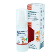 NORDAID Vitaminas C+Acerola, purškiamas vitaminas C, 200 purškimų, 30ml 2 NORDAID Vitaminas C+Acerola, purškiamas vitaminas C, 200 purškimų, 30ml