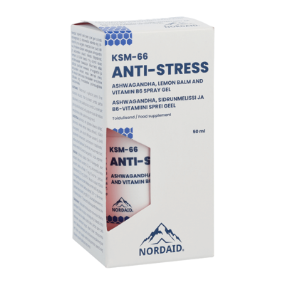 Nordaid KSM-66 Anti-stress spray gel, 50ml