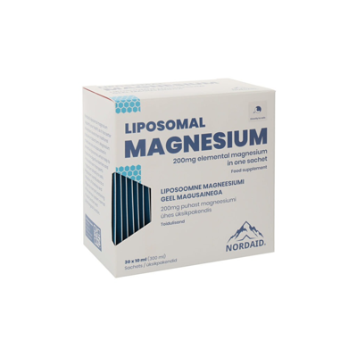 NORDAID MAGNIS liposomose 200mg, serumas, 30pak.x10ml