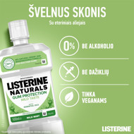 LISTERINE NATURALS GUM PROTECTION, burnos skalavimo skystis, 500ml paveikslėlis
