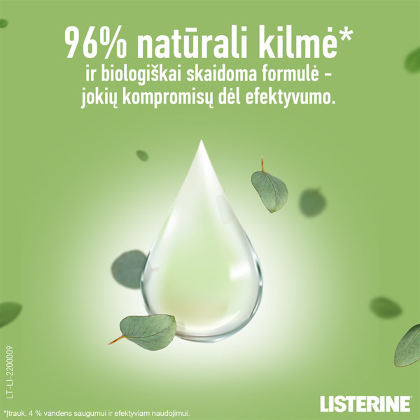 LISTERINE NATURALS GUM PROTECTION, burnos skalavimo skystis, 500ml paveikslėlis