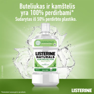LISTERINE NATURALS GUM PROTECTION, burnos skalavimo skystis, 500ml paveikslėlis