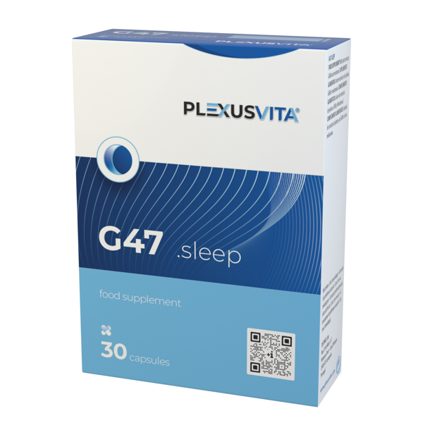 PLEXUSVITA G47 SLEEP, 30 kapsulių PLEXUSVITA G47 SLEEP, 30 kapsulių