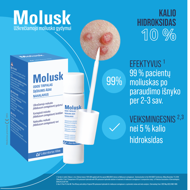 MOLUSK 10 %, odos tirpalas, 3 g paveikslėlis MOLUSK 10 %, odos tirpalas, 3 g paveikslėlis
