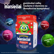 MARSIEČIAI GUMINUKAI BONEACTIV, 50 guminukų paveikslėlis MARSIEČIAI GUMINUKAI BONEACTIV, 50 guminukų paveikslėlis