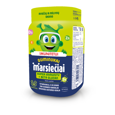 MARSIEČIAI SUPER IMMUNO, 50 guminukų paveikslėlis