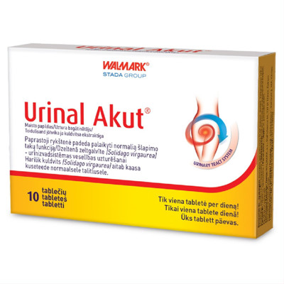 URINAL AKUT, 10 tablečių paveikslėlis