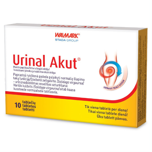 URINAL AKUT, 10 tablečių paveikslėlis