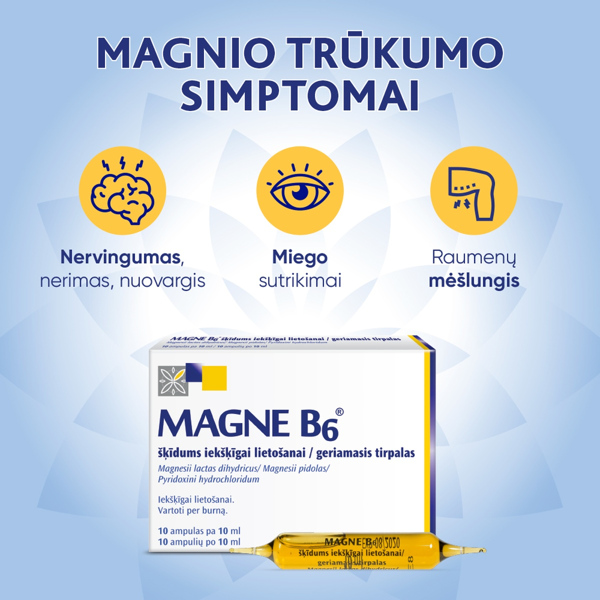 MAGNE B6, geriamasis tirpalas, N10  paveikslėlis