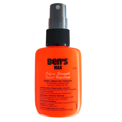 BEN'S MAX, purškiamas repelentas, 37 ml paveikslėlis