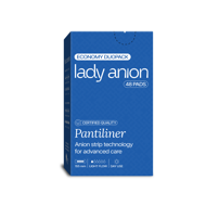 LADY ANION, 155 mm, higieniniai įklotai su anijonų juostele, 48 vnt. paveikslėlis