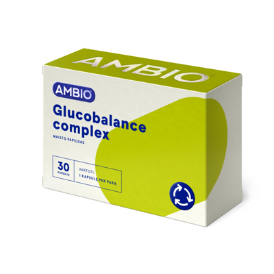 AMBIO GLUCOBALANCE COMPLEX, 30 kapsulių paveikslėlis