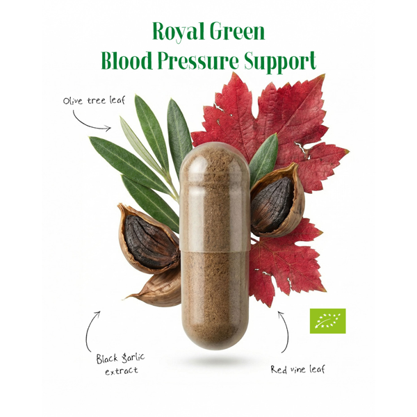 ROYAL GREEN BIO BLOOD PRESSURE SUPPORT N60 vkaps. ROYAL GREEN BIO BLOOD PRESSURE SUPPORT N60 vkaps.