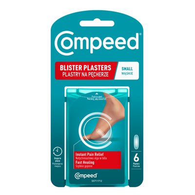 COMPEED, pleistras pūslėms, mažas, 6 vnt. paveikslėlis