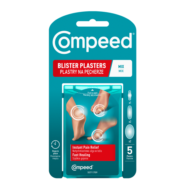 COMPEED, pleistrų rinkinys pūslėms (trijų skirtingų dydžių), 5 vnt. paveikslėlis COMPEED, pleistrų rinkinys pūslėms (trijų skirtingų dydžių), 5 vnt. paveikslėlis