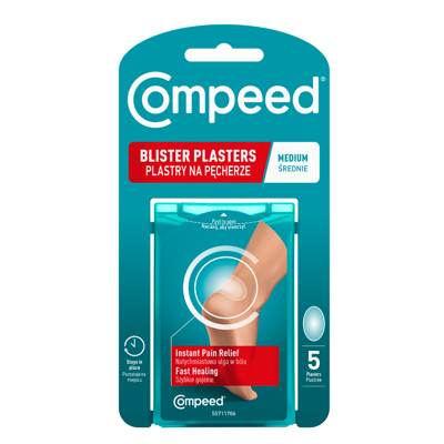 COMPEED, pleistras pūslėms, vidutiniai, 5 vnt. paveikslėlis