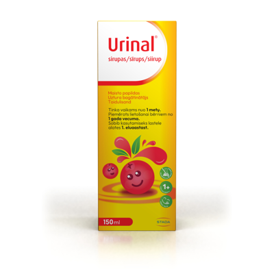 URINAL, sirupas, 150 ml  paveikslėlis