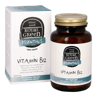 ROYAL GREEN VITAMINAS B12, metilkobalaminas, 250 µg, 60 kapsulių paveikslėlis