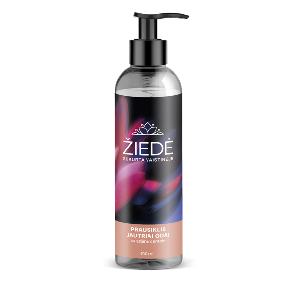 ŽIEDĖ, prausiklis jautriai odai su azijine centele, 190 ml paveikslėlis ŽIEDĖ, prausiklis jautriai odai su azijine centele, 190 ml paveikslėlis