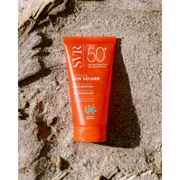 SVR SUN SECURE EXTREME, itin atsparus gelis, SPF50+, 50ml paveikslėlis SVR SUN SECURE EXTREME, itin atsparus gelis, SPF50+, 50ml paveikslėlis