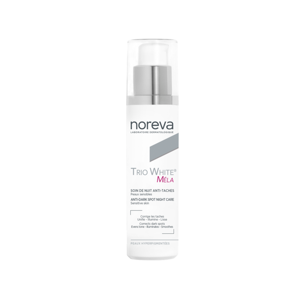 NOREVA TRIO WHITE MELA, naktinis kremas pigmentuotai odai, 50ml paveikslėlis NOREVA TRIO WHITE MELA, naktinis kremas pigmentuotai odai, 50ml paveikslėlis