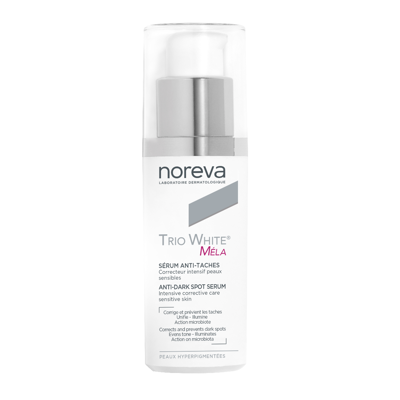 NOREVA TRIO WHITE MELA, serumas pigmentuotai odai, 30ml paveikslėlis