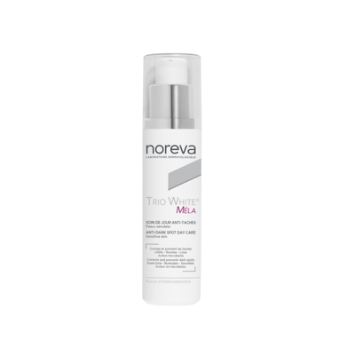 NOREVA TRIO WHITE MELA, dieninis kremas pigmentuotai odai, 40 ml paveikslėlis