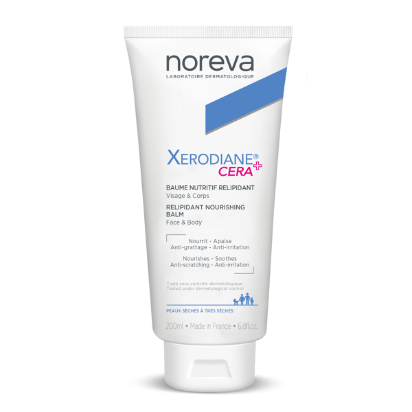NOREVA XERODIANE CERA+, atkuriantis maitinamasis balzamas, 200ml paveikslėlis NOREVA XERODIANE CERA+, atkuriantis maitinamasis balzamas, 200ml paveikslėlis