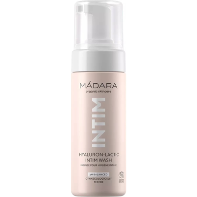 MÁDARA, Intymios higienos prausiklis su hialurono ir pieno rūgštimis, ekologiškas, 150 ml paveikslėlis