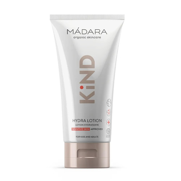 MÁDARA, Drėkinamasis kūno losjonas KIND, ekologiškas, 175 ml MÁDARA, Drėkinamasis kūno losjonas KIND, ekologiškas, 175 ml