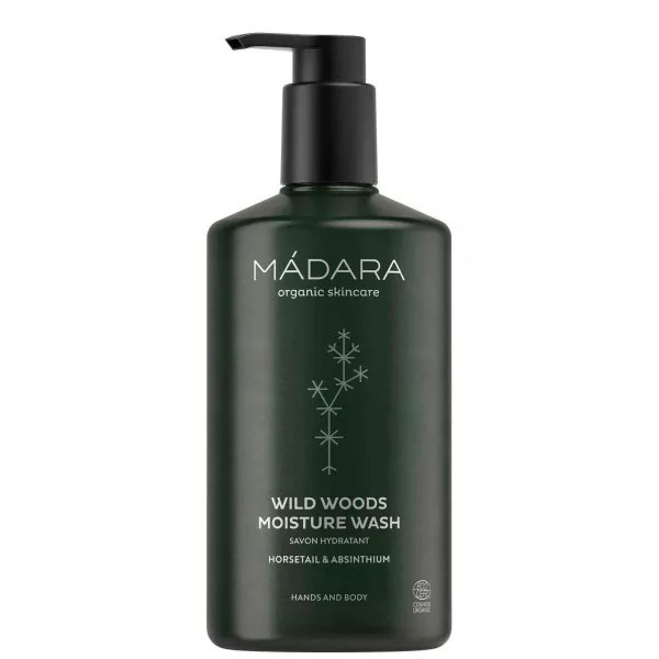 MÁDARA, Drėkinamasis prausiklis rankoms ir kūnui WILD WOODS, ekologiškas, 500 ml MÁDARA, Drėkinamasis prausiklis rankoms ir kūnui WILD WOODS, ekologiškas, 500 ml