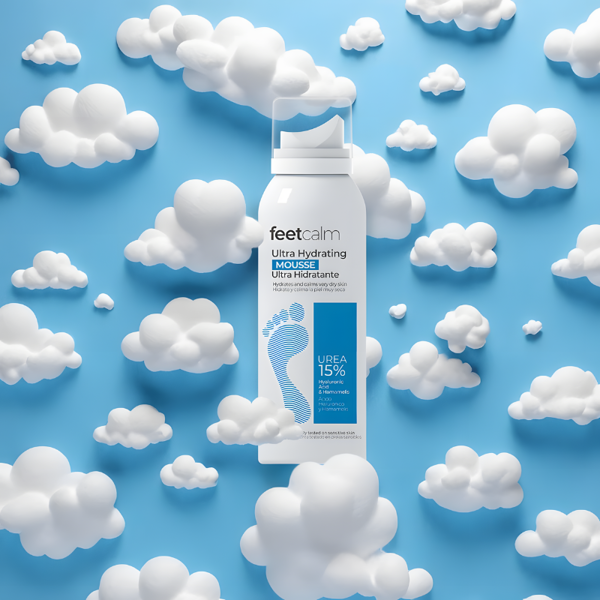 Feetcalm Putos pėdoms Ultra Hydrating Mousse FC0005, intensyviam drėkinimui, 125 ml Feetcalm Putos pėdoms Ultra Hydrating Mousse FC0005, intensyviam drėkinimui, 125 ml