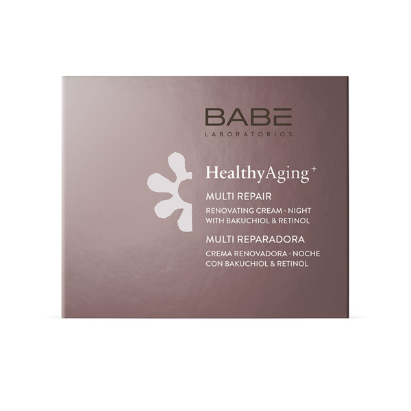 BABE HEALTHY AGING+, daugiafunkcinis atkuriamasis, stangrinamasis naktinis kremas, 50 ml paveikslėlis BABE HEALTHY AGING+, daugiafunkcinis atkuriamasis, stangrinamasis naktinis kremas, 50 ml paveikslėlis