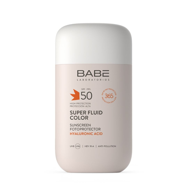 BABĒ SUPER FLUID, SPF50, apsauginė emulsija veidui, su spalva, 50ml paveikslėlis BABĒ SUPER FLUID, SPF50, apsauginė emulsija veidui, su spalva, 50ml paveikslėlis