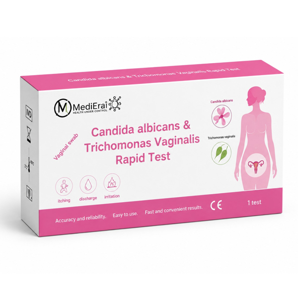 Candida ir Trichomonas, greitasis testas makšties tepinėliui, 1 vnt. paveikslėlis Candida ir Trichomonas, greitasis testas makšties tepinėliui, 1 vnt. paveikslėlis