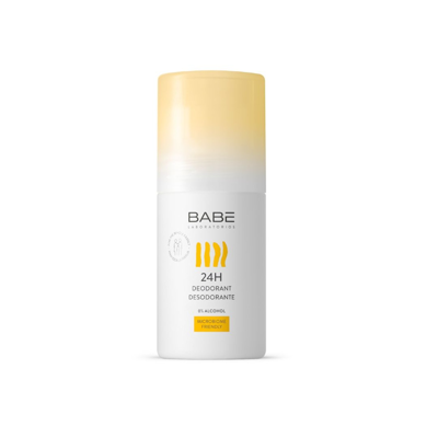 BABE BODY 24H, rutulinis dezodorantas jautriai odai, 50ml paveikslėlis