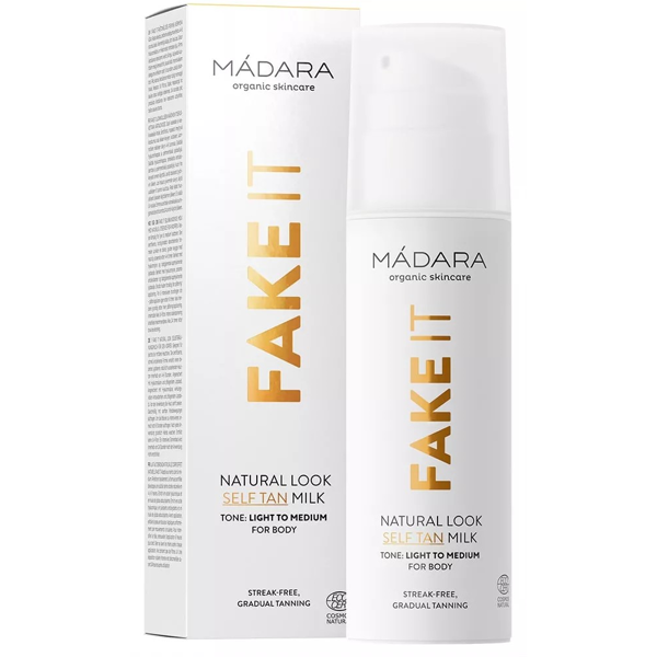 MÁDARA, Savaiminio įdegio pienelis kūnui FAKE IT, 150 ml MÁDARA, Savaiminio įdegio pienelis kūnui FAKE IT, 150 ml