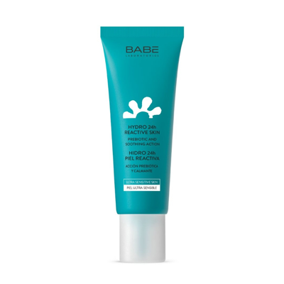 BABE FACIAL HYDRO 24H REACTIVE SKIN, drėkinamasis kremas jautriai, raustančiai veido odai, 50 ml paveikslėlis
