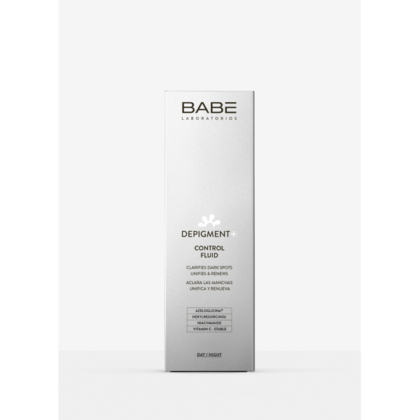 BABĒ DEPIGMENT+ CONTROL FLUID, šviesinamasis fluidas, 40 ml paveikslėlis