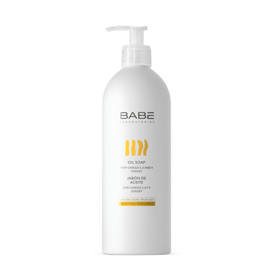 BABE BODY, aliejinis prausiklis kūnui su Omega 3, 6 ir 9 riebiosiomis rūgštimis, 500 ml paveikslėlis