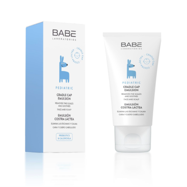 BABĒ PEDIATRIC CRADLE CAP EMULSION, Emulsija nuo kūdikių pleiskanų luobelės, 50 ml paveikslėlis BABĒ PEDIATRIC CRADLE CAP EMULSION, Emulsija nuo kūdikių pleiskanų luobelės, 50 ml paveikslėlis