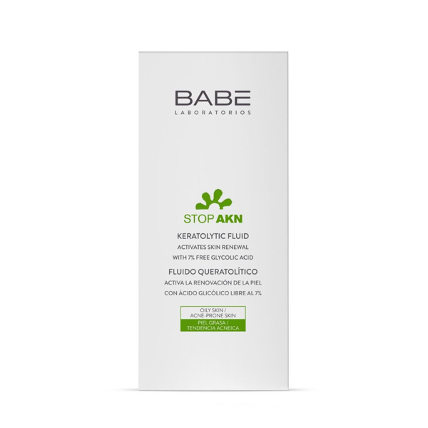 BABE STOP AKN, naktinis atkuriamasis keratolitinis fluidas su glikolio rūgštimi riebiai, į spuogus linkusiai odai, 30 ml paveikslėlis BABE STOP AKN, naktinis atkuriamasis keratolitinis fluidas su glikolio rūgštimi riebiai, į spuogus linkusiai odai, 30 ml paveikslėlis